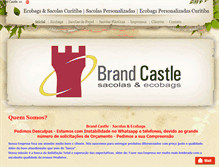 Tablet Screenshot of brandcastle.com.br